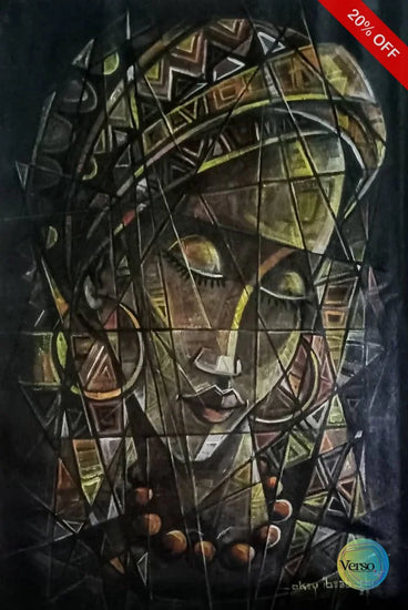 Nwa Ada 24 x 36 cm / Acrylic / Unframed, shipped in roll