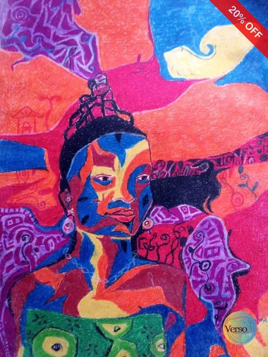 Omo Edo 19.5 x 27.5 cm / Pastel / Unframed, shipped in roll