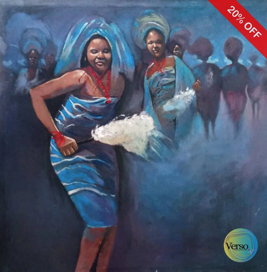 Ondo Dancer 36 x 36 cm / Oil / Unframed, shipped in roll