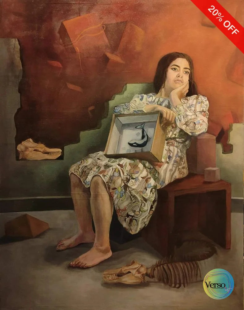 Orca delirium 140 x 180 cm / Oil / Unframed, shipped in roll