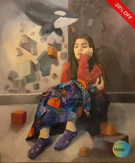 Orca delirium 2 125 x 150 cm / Oil / Unframed, shipped in roll