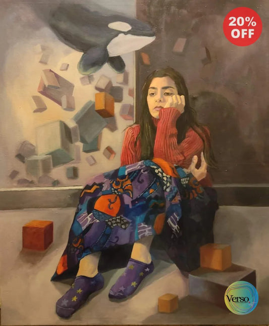 Orca delirium 2 125 x 150 cm / Oil / Unframed, shipped in roll