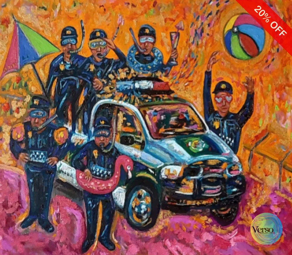 Paisaje surrealista de la CDMX #1 40 x 35 cm / Oil / Unframed, shipped flat