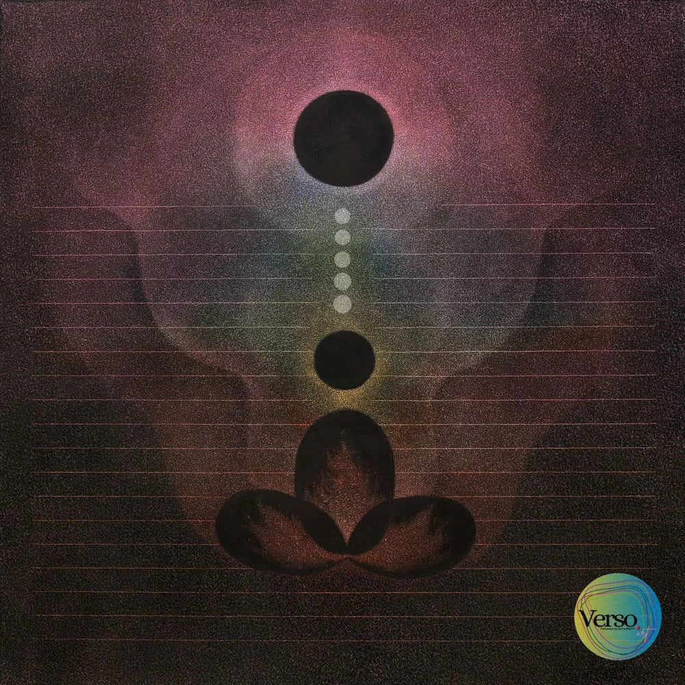 Panchagni 60 x 60 cm / Oil / Unframed, shipped in a roll