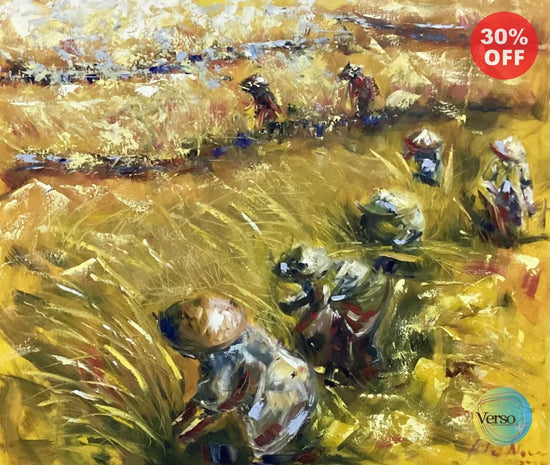 Panen Raya 150 x 100 cm / Oil / Unframed, shipped flat