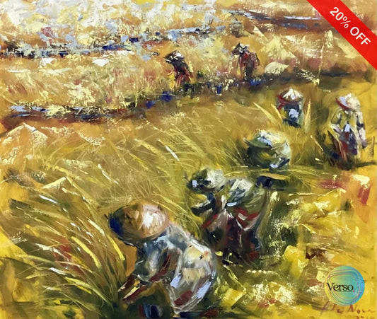 Panen Raya 150 x 100 cm / Oil / Unframed, shipped flat