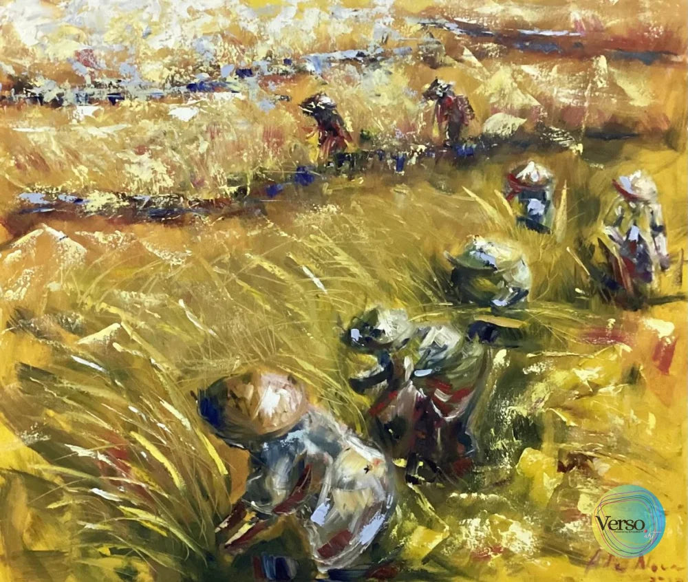 Panen Raya 150 x 100 cm / Oil / Unframed, shipped flat