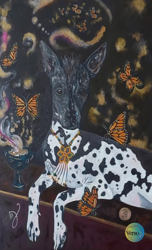 Papalotl 40 x 50 cm / Oil / Unframed, shipped flat