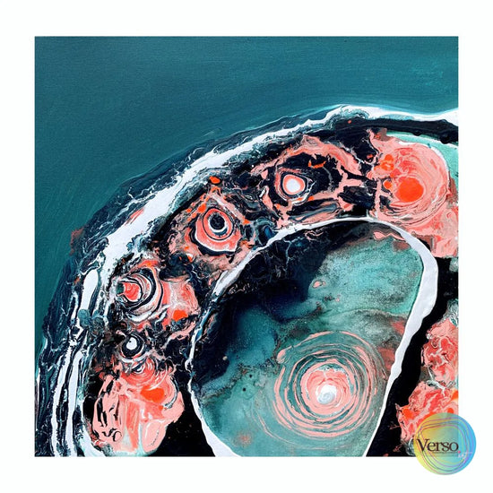Partikel (Particles) - 60 x 60 cm / Acrylic / Unframed, shipped in a roll