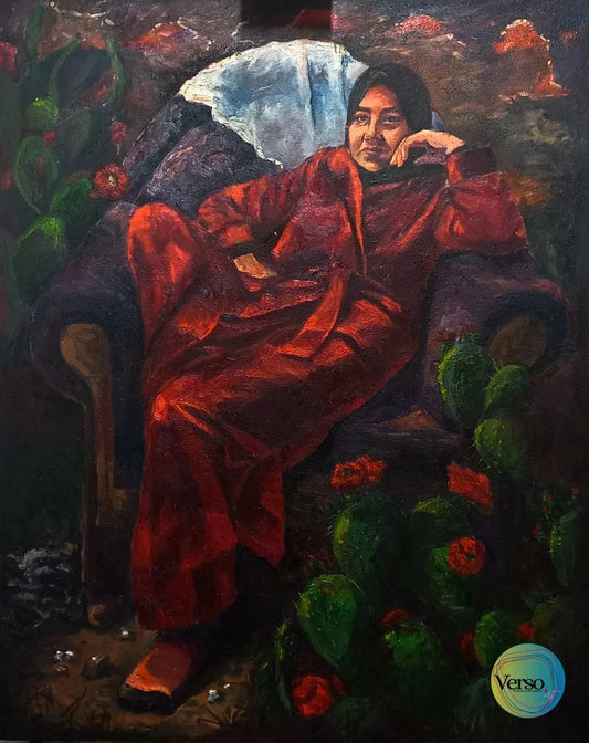Patience 70 x 100 cm / Oil / Unframed, shipped in roll