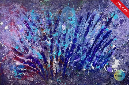 Peacock 90 x 60 cm / Acrylic / Unframed, shipped in roll