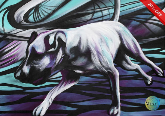 PERRO SUBESTIMADO 70 x 50 cm / Acrylic / Unframed, shipped flat