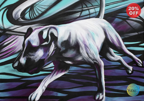 PERRO SUBESTIMADO 70 x 50 cm / Acrylic / Unframed, shipped flat