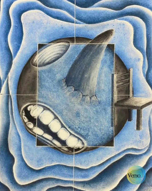 Personalmente introspectivo 24.2 x 30.2 cm / Mixed / Unframed, shipped in roll