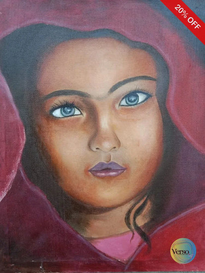 Portrait 18 x 24 cm / Oil / Framed, shipped flat