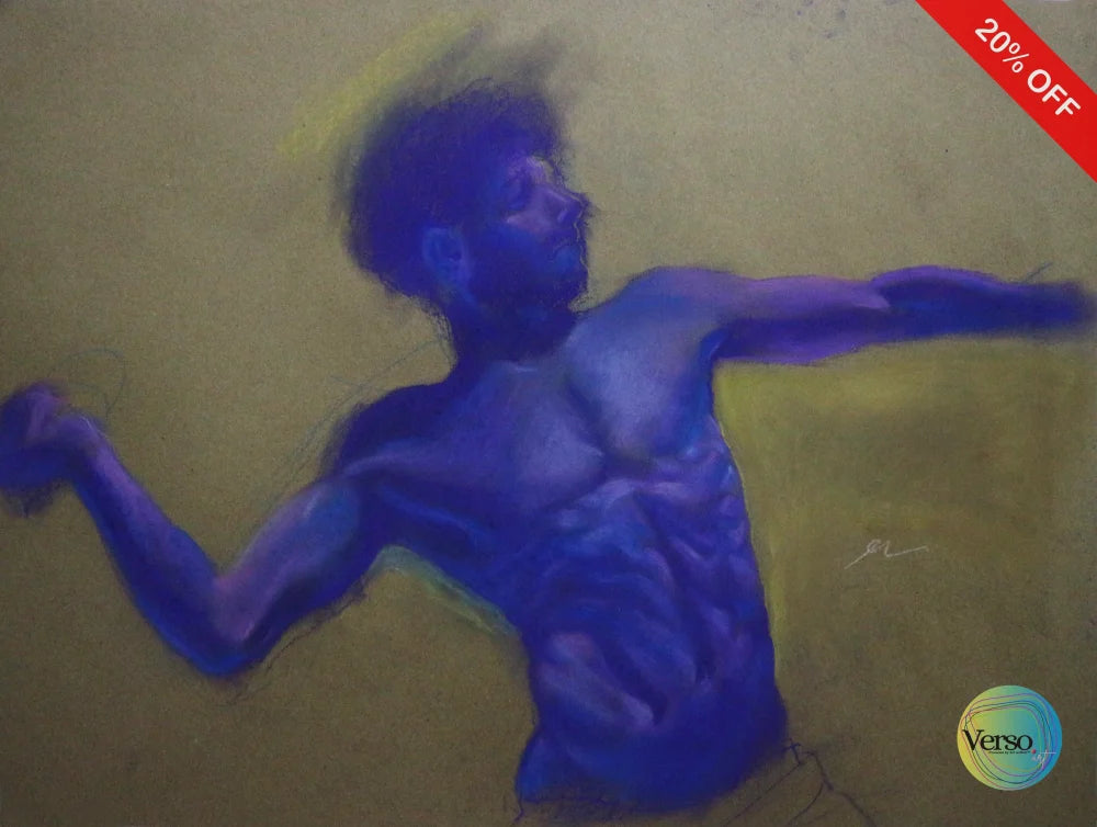 Portrait Study no.14 59.4 x 42 cm / Pastel / Unframed, shipped in roll