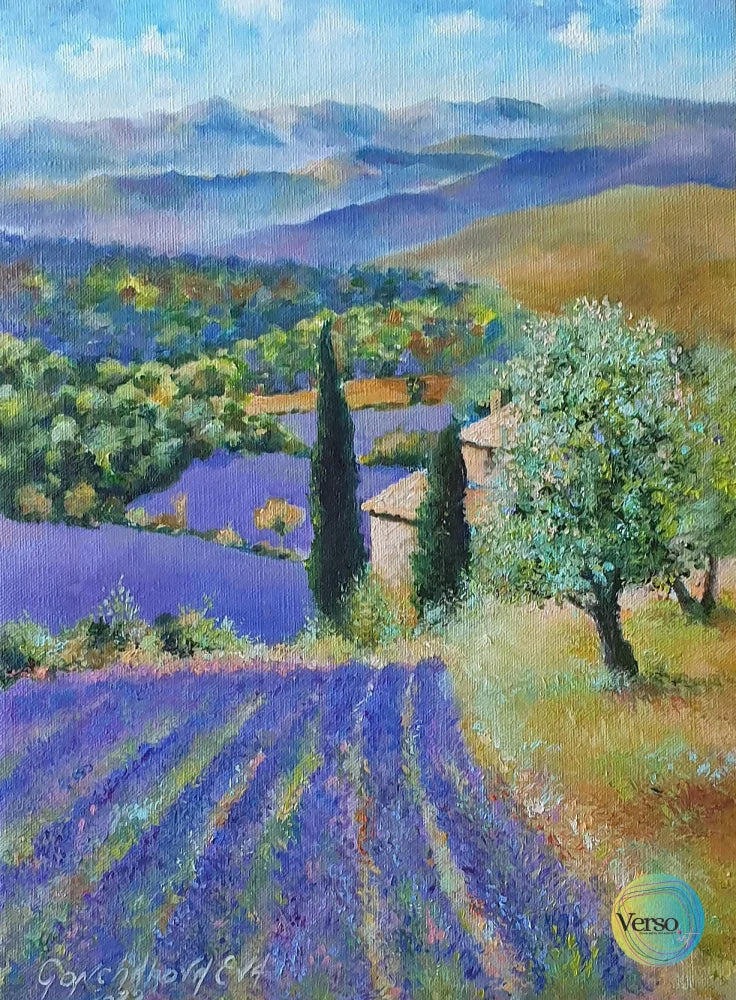 Province 25 x 34 cm / Oil / Unframed, shipped in roll