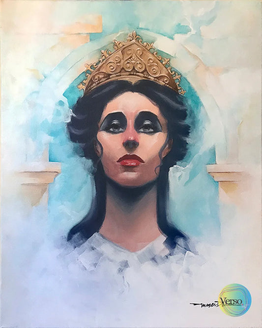 Queen Zenobia 40 x 50 cm / Acrylic / Unframed, shipped in roll