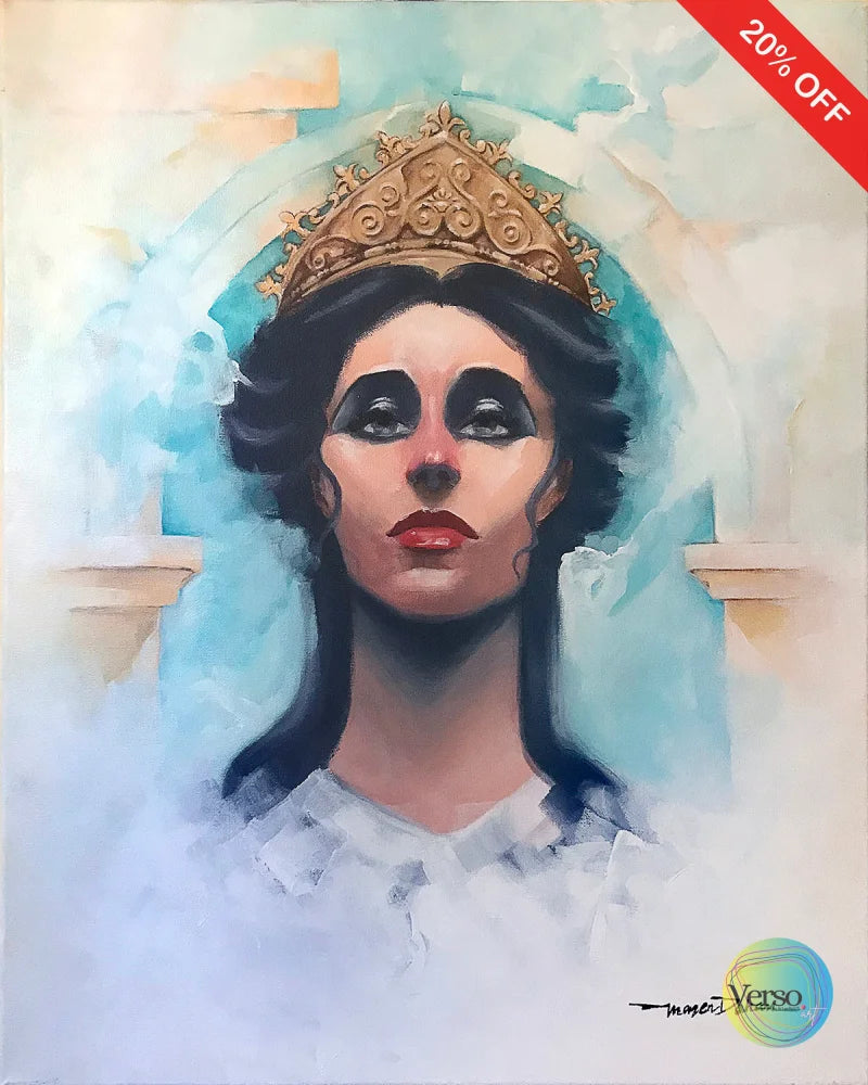 Queen Zenobia 40 x 50 cm / Acrylic / Unframed, shipped in roll
