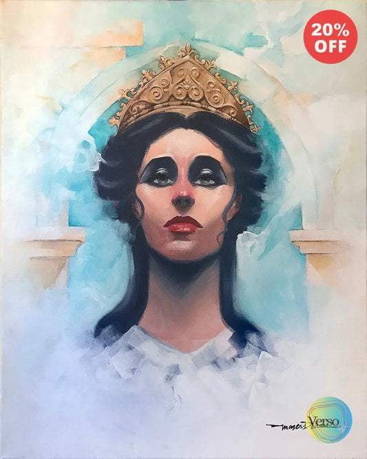 Queen Zenobia 40 x 50 cm / Acrylic / Unframed, shipped in roll