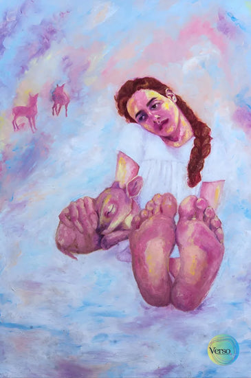 Recovery 70 x 100 cm / Oil / Unframed, shipped in roll