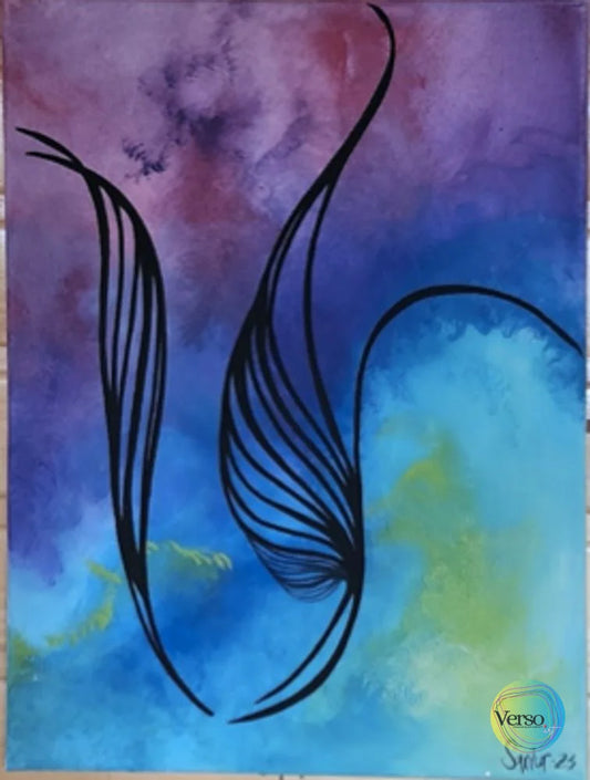 Reflejo 30 x 40 cm / Acrylic / Unframed, shipped flat