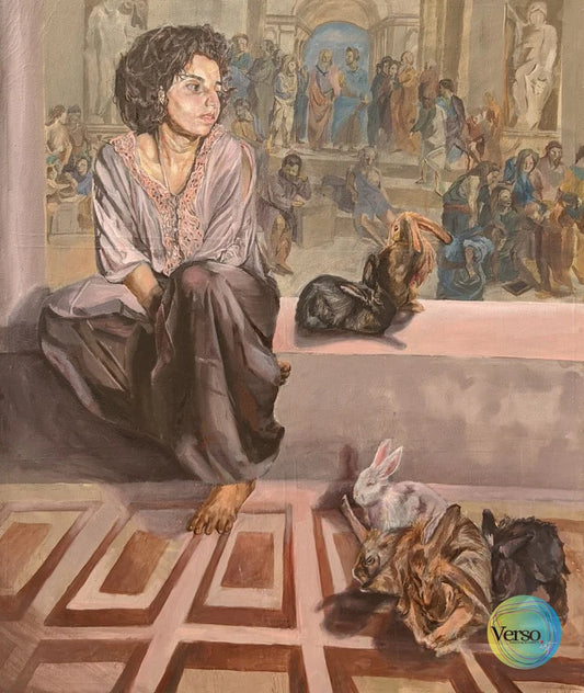 Reincarnation 150 x 180 cm / Oil / Unframed, shipped in roll