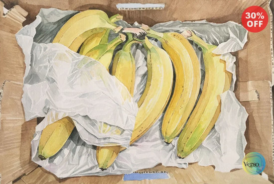 Ripe Banana 2 50 x 37 cm / Watercolor / Unframed, shipped in a roll