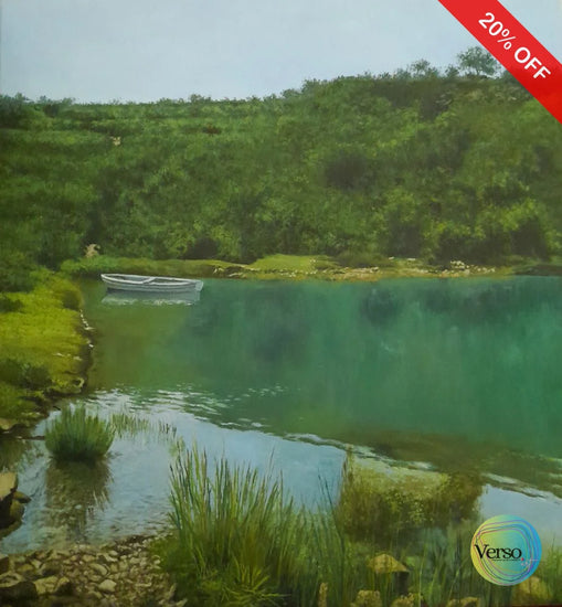 River side 20 x 24 cm / Oil / Unframed, shipped in roll