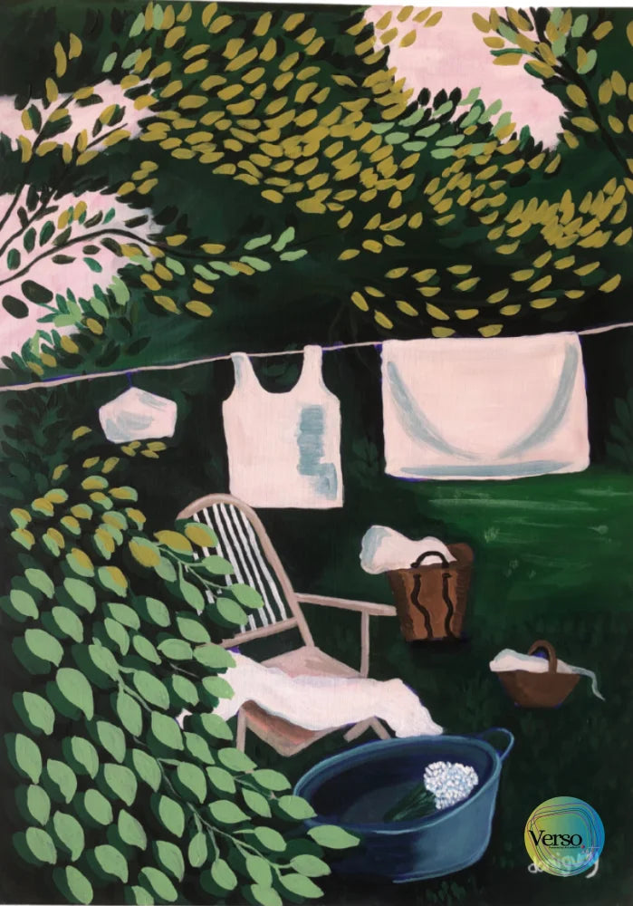 Ropa Colgada 50 x 70 cm / Acrylic / Unframed, shipped flat