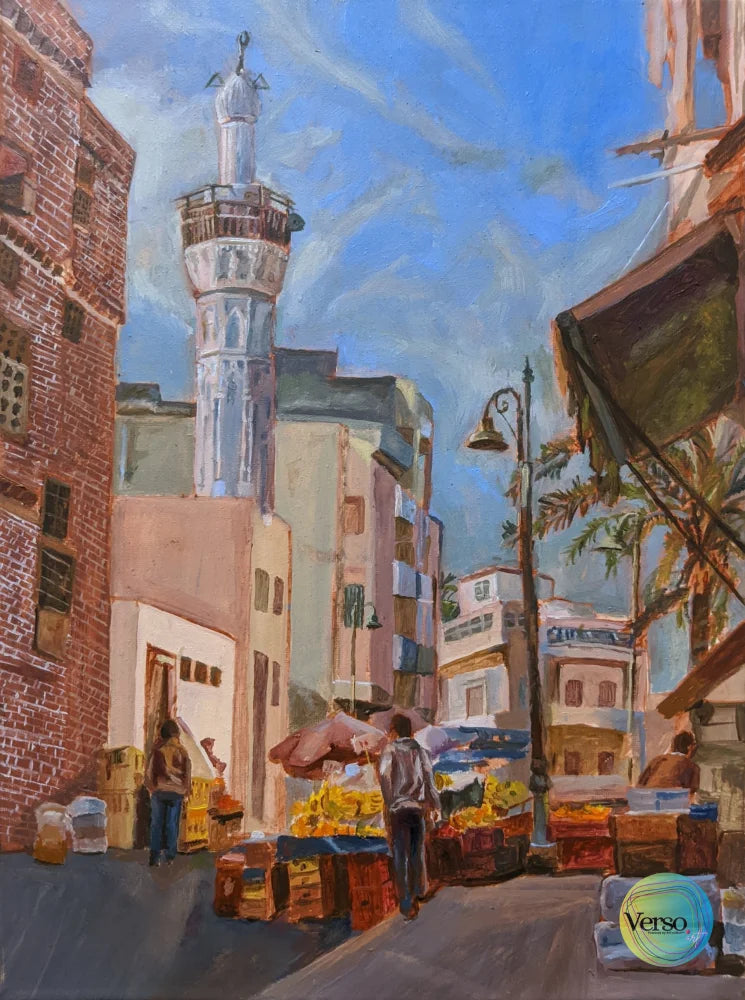 Rosetta 30 x 40 cm / Oil / Unframed, shipped in a roll