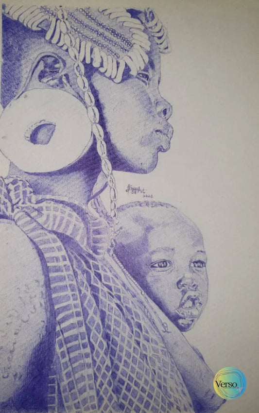 Safe Haven 16 x 28.3 cm / Pen & Ink / Unframed, shipped in roll