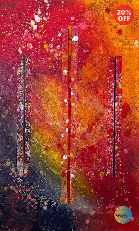 Sakura 60 x 90 cm / Acrylic / Unframed, shipped in roll