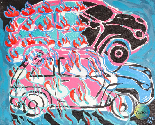 Santander 20 x 17 cm / Acrylic / Unframed, shipped in roll