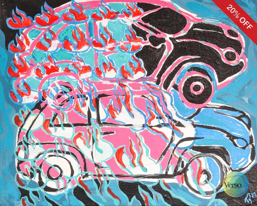 Santander 20 x 17 cm / Acrylic / Unframed, shipped in roll