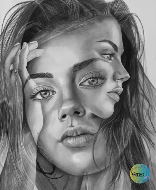 See and Feel 12 x 15 cm / Charcoal / Unframed, shipped in roll