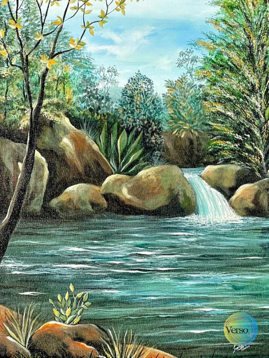 Serene 60 x 45 cm / Acrylic / Unframed, shipped in roll