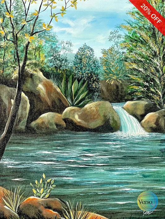 Serene 60 x 45 cm / Acrylic / Unframed, shipped in roll