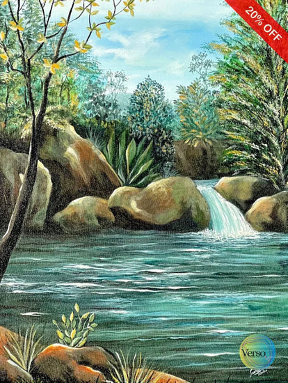 Serene 60 x 45 cm / Acrylic / Unframed, shipped in roll