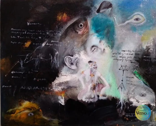 Setyaning Abdi 50 x 40 cm / Acrylic / Unframed, shipped flat