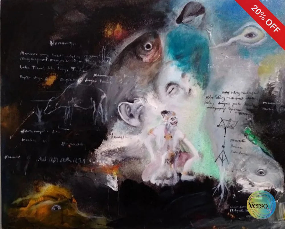 Setyaning Abdi 50 x 40 cm / Acrylic / Unframed, shipped flat