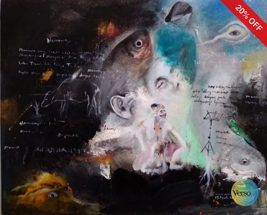 Setyaning Abdi 50 x 40 cm / Acrylic / Unframed, shipped flat