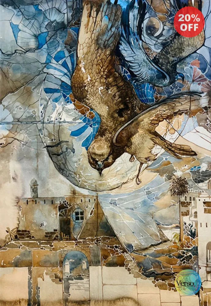 Sharp beak 55 x 75 cm / Watercolor / Unframed, shipped in roll