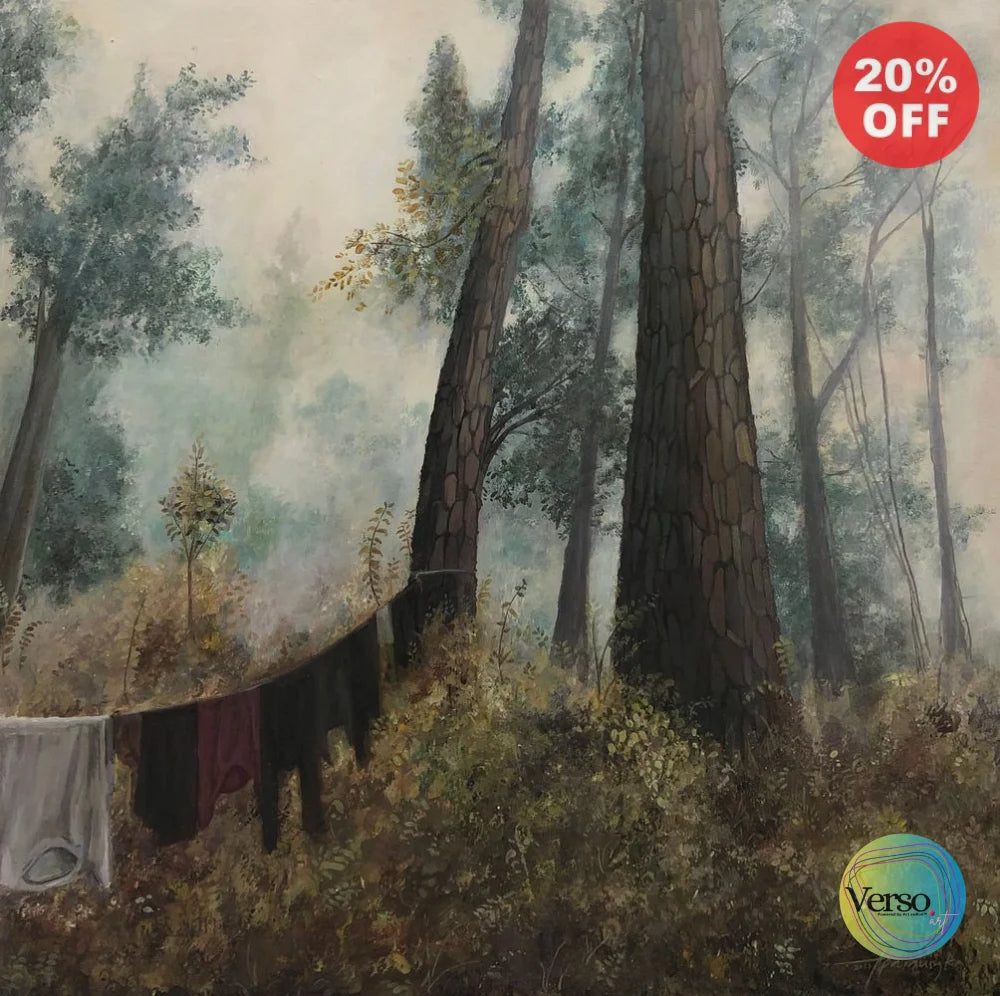 Silent Phenomenon (Mt. Argopuro) 60 x 60 cm / Acrylic / Unframed, shipped flat