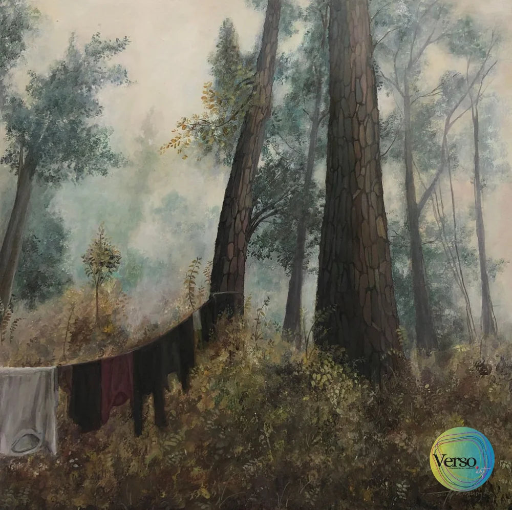 Silent Phenomenon (Mt. Argopuro) 60 x 60 cm / Acrylic / Unframed, shipped flat