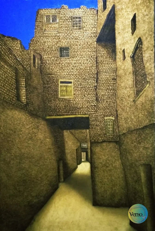 Siwa Series 1 80 x 120 cm / Oil / Unframed, shipped in roll