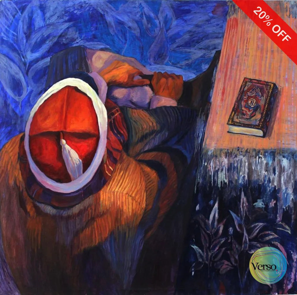 Slogan 140 x 140 cm / Oil / Unframed, shipped in roll