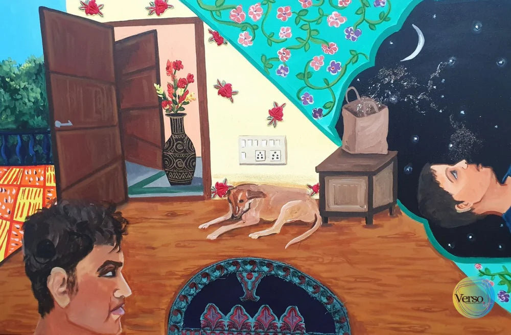 State of Mind 36 x 24 cm / Acrylic / Unframed, shipped in a roll