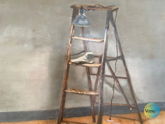 steps to success 32 x 42 cm / Oil / Unframed, shipped in a roll