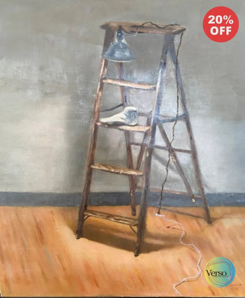 steps to success 32 x 42 cm / Oil / Unframed, shipped in a roll